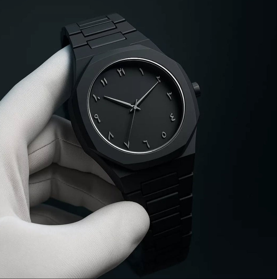 Montre Blackout Premium avec chiffre arabe